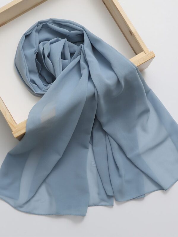 Light Blue Chiffon Hijab