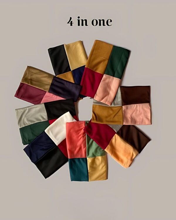 4-in-1 Stretchable Hijab Cap