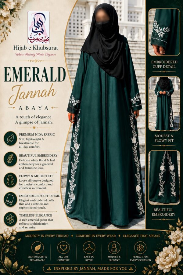 Emerald Jannah Abaya