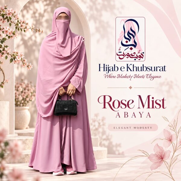 Rose Mist Abaya